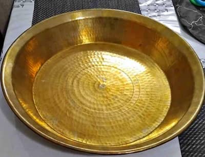 original old pure brass parat 2 kg weight pure brass material old ant