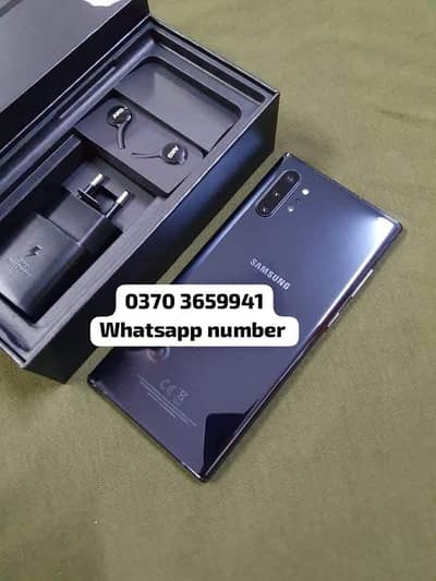 Samsung Mobile Note 10 Plus pta approved contact WhatsApp