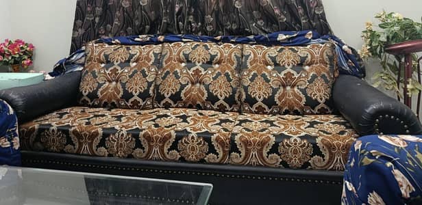 seven seater sofa set in best condition