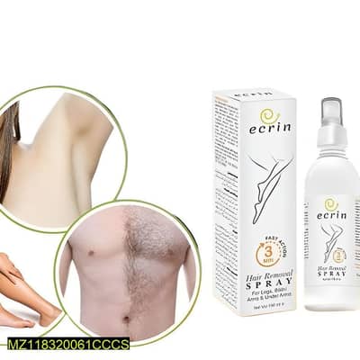 Hair removal spray