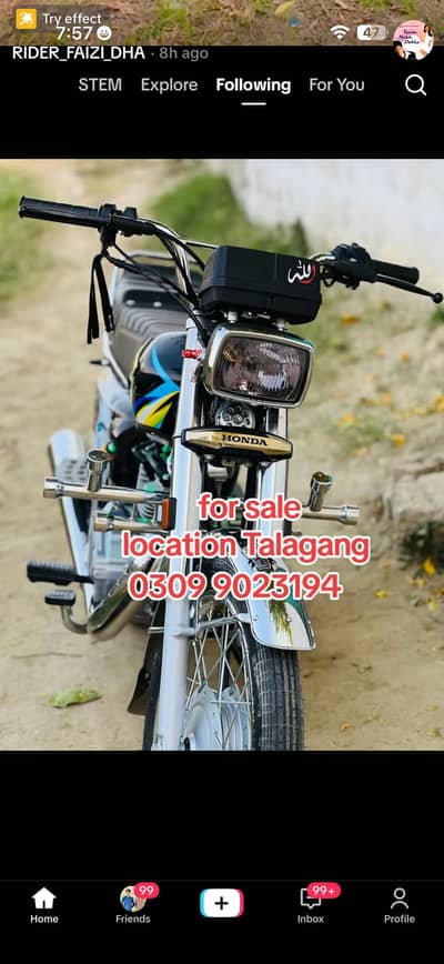 Honda CG 125 Special Edition Red 2025