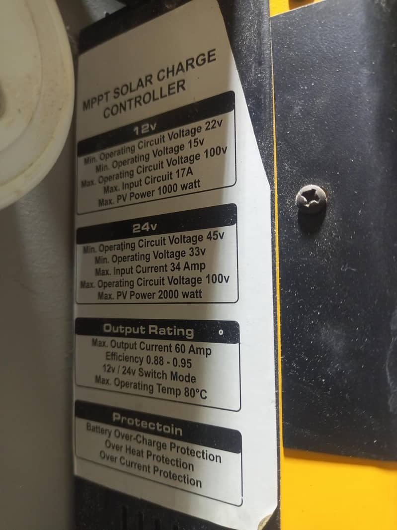 Force 60A MPPT charge Controller 1