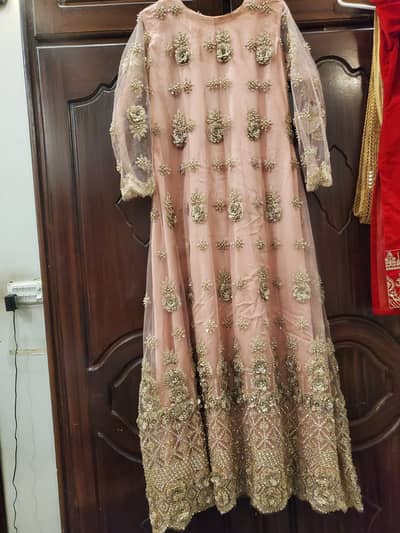 Ladies Peach formal maxi dress for Sale.