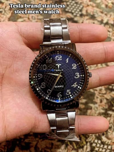 ⌚ Luxury Black Stainless Steel Men's Watch