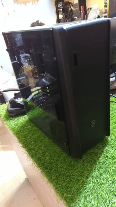 Gaming PC Casing with Tempered Glass & 3 RGB Fans (Clean Condition)
