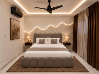 1 Bedroom Luxury Furnished Apartment is Available for Rent in Bahria Town Lahore