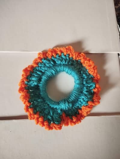 crochet scrunchies