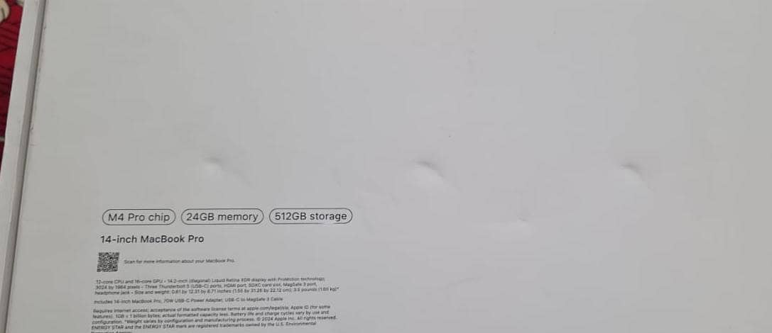 Macbook pro m4 chip 0
