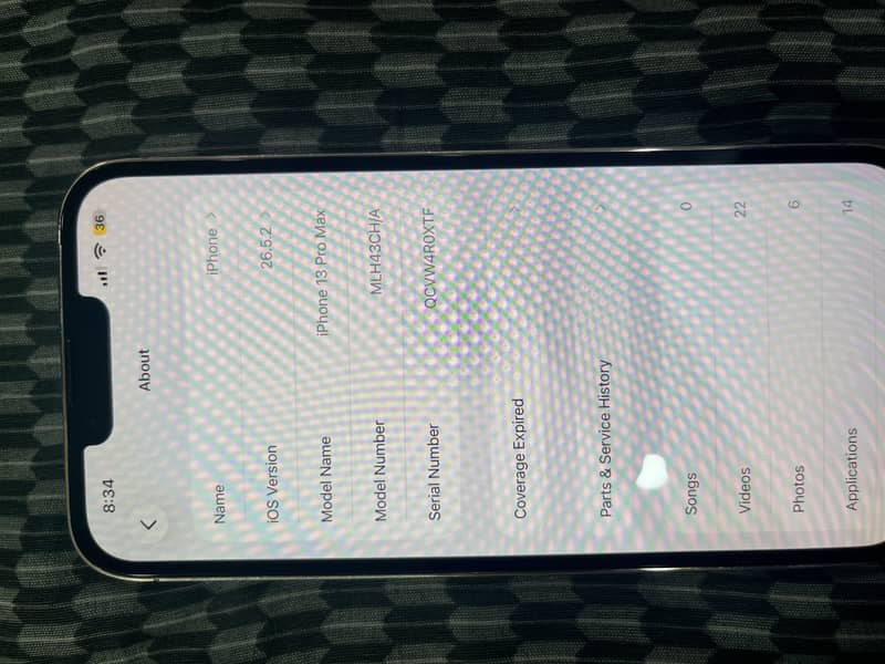 IPHONE 13 pro max 8
