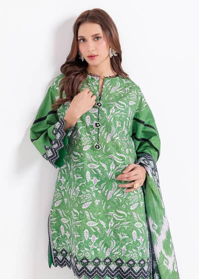3 Piece Printed Lawn