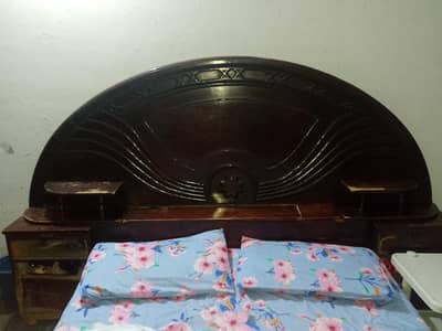 wood bed
