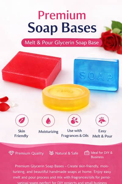 Premium Handmade Soap Collection – Long Lasting & Skin-Friendly