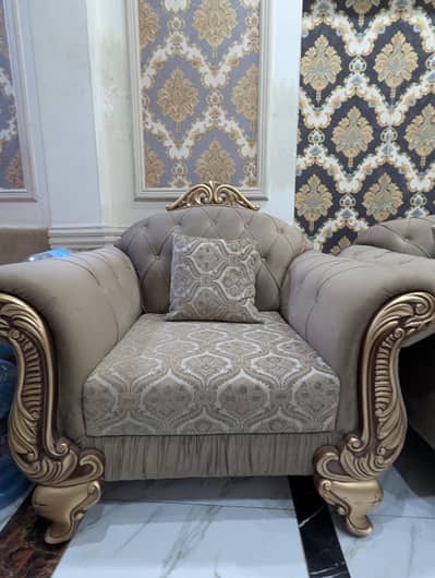 Sofa set 3 seter, Sofa L Shape, Center Table, 2 side tables