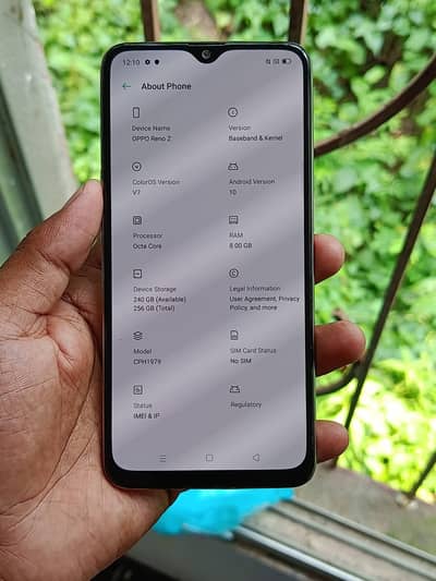 OPPO Reno Z 8gb 258gb