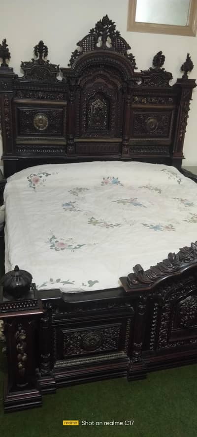 Haveli wooden bed set