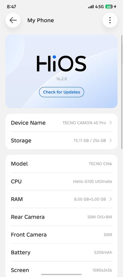 Tecno CAMON 40 Pro