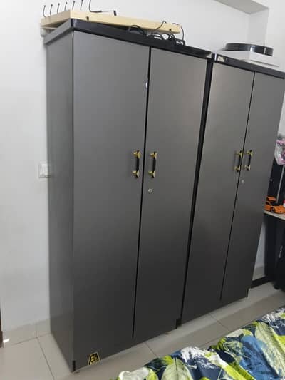 2 x kids wardrobe 1 x three door made in Patex wood