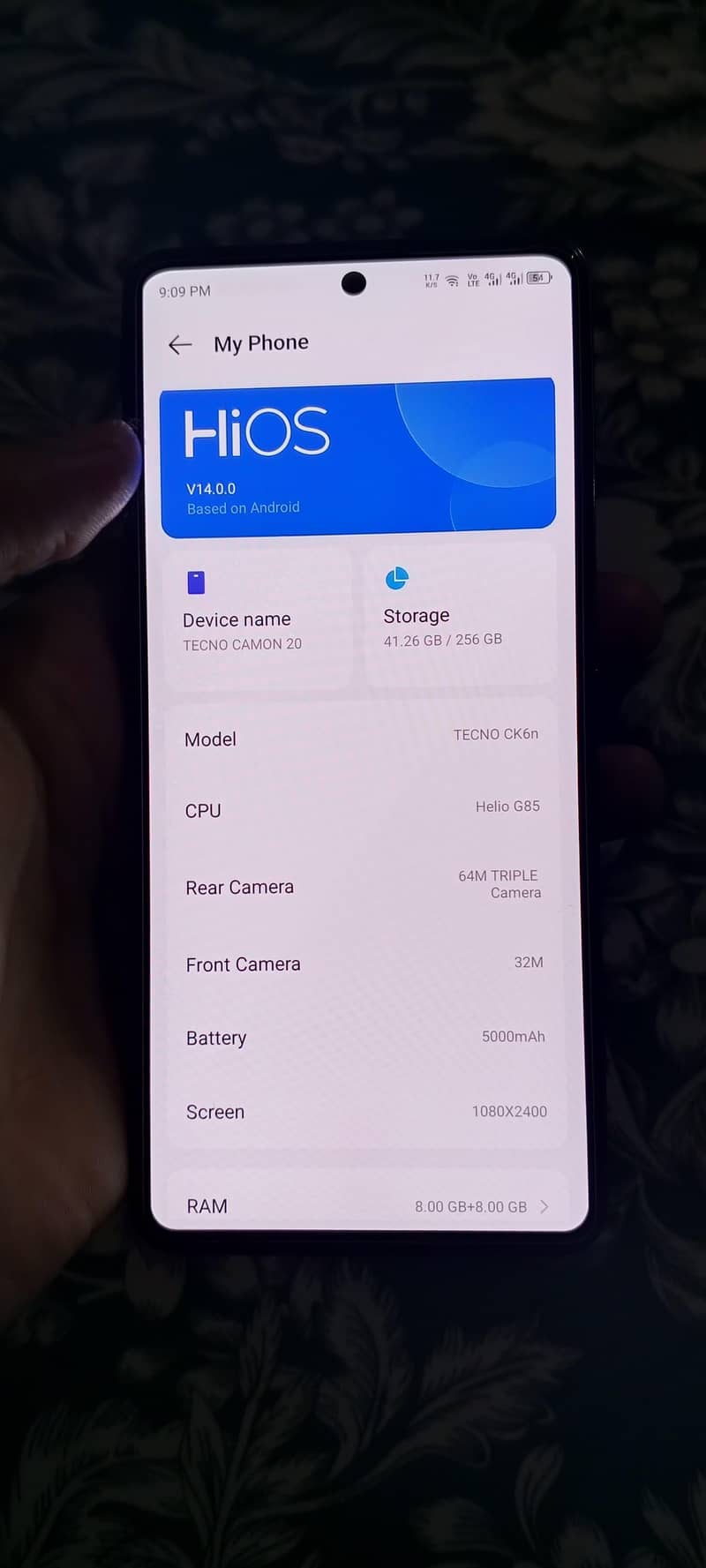 Tecno CAMON 20 3