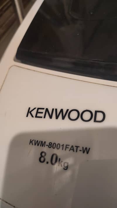 Kenwood KWM -8001FAT -W Fully automatic washing machine