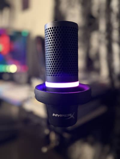 HyperX DuoCast RGB USB Condenser Microphone with stand