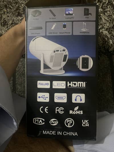Yoshoot yo5 led smard projecter(wifi,bluetooth)HDMI  full hd support