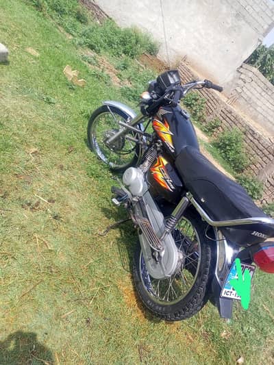 Honda cg 125 2021Model Islamabad Number