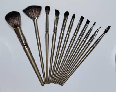 11 Pcs Reusable Brush Set For Blending Contouring