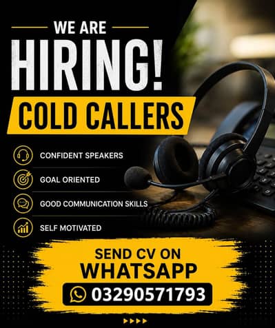 cold calling agents required