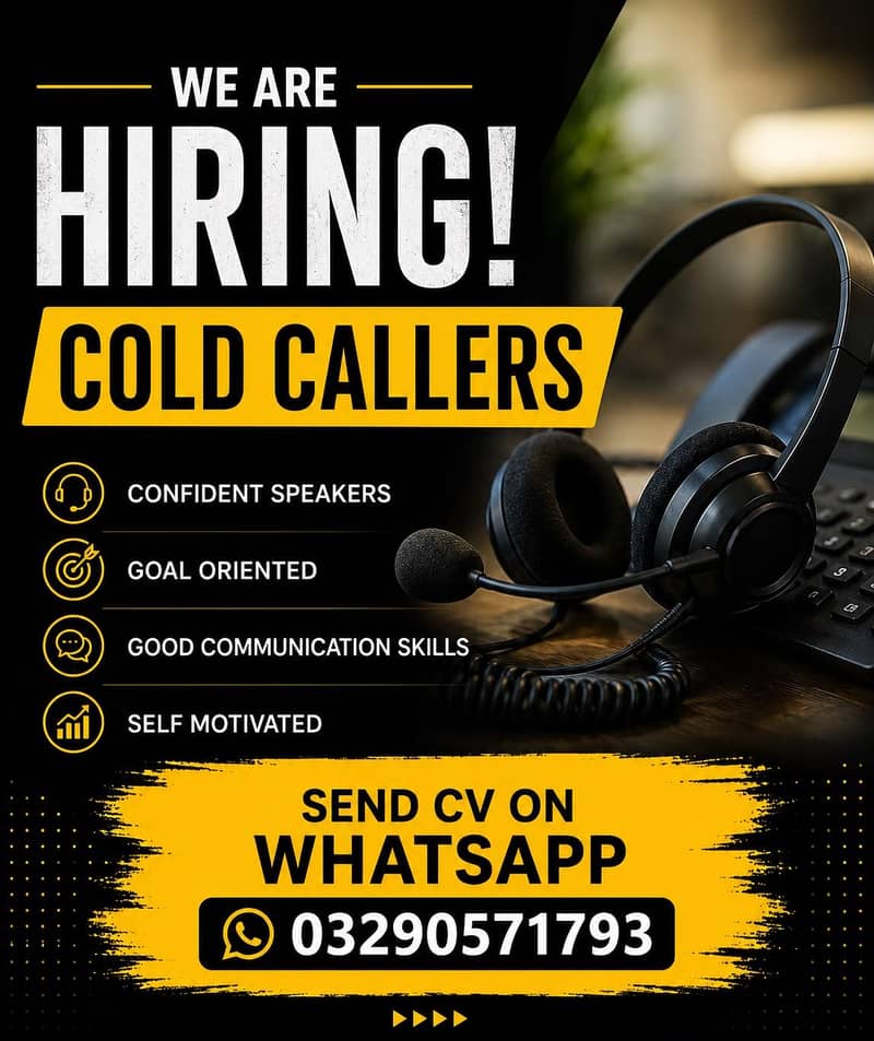 cold calling agents required 0