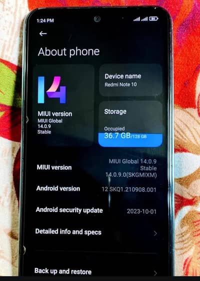 Redmi Note 10 ONLY MOBILE NO BOX CHARGER EXCHANGE POSSIBLE