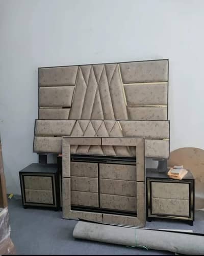 Premium Luxury Upholstered Bedroom Set (Customizable Designs)