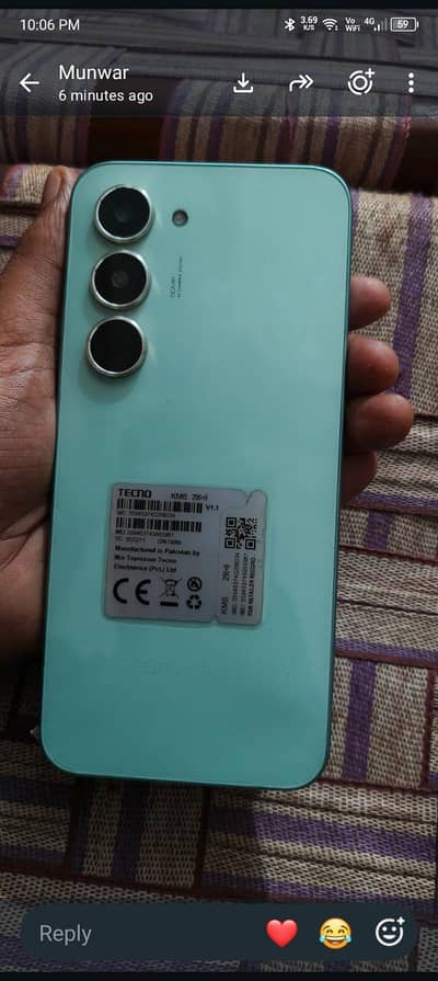 Tecno SPARK 40 pro 8gb 256 with box and charger