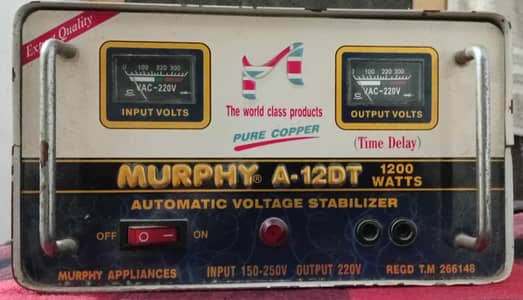 automatic stabilizer power supply A-12DT 1200 watts