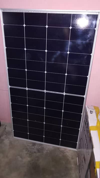 Solar panel with controller