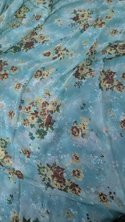 50 year old Vintage Japanese Georgette fabric