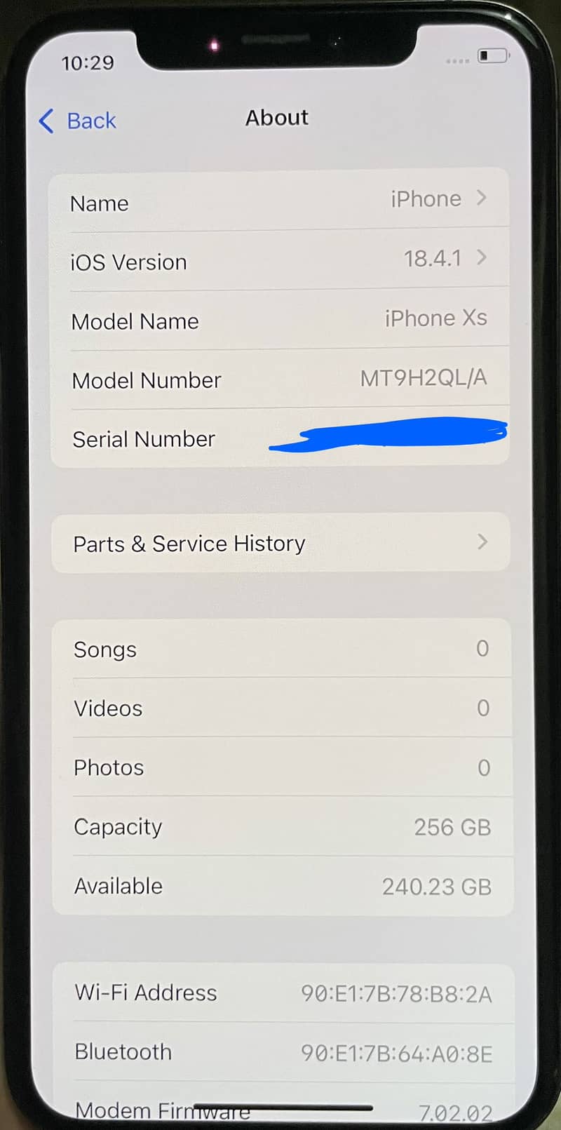 Iphone XS 1