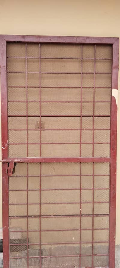 solid iron door