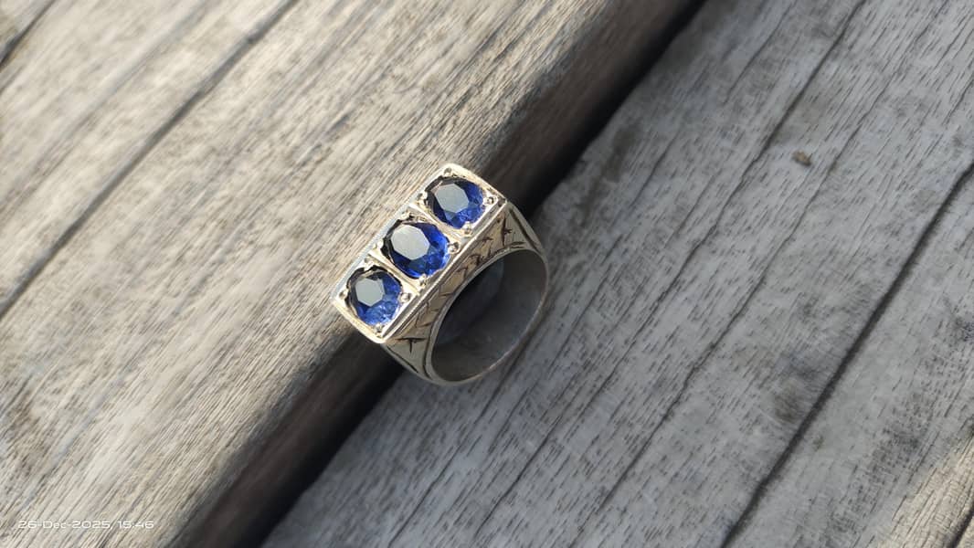 Blue sapphire Ring 1