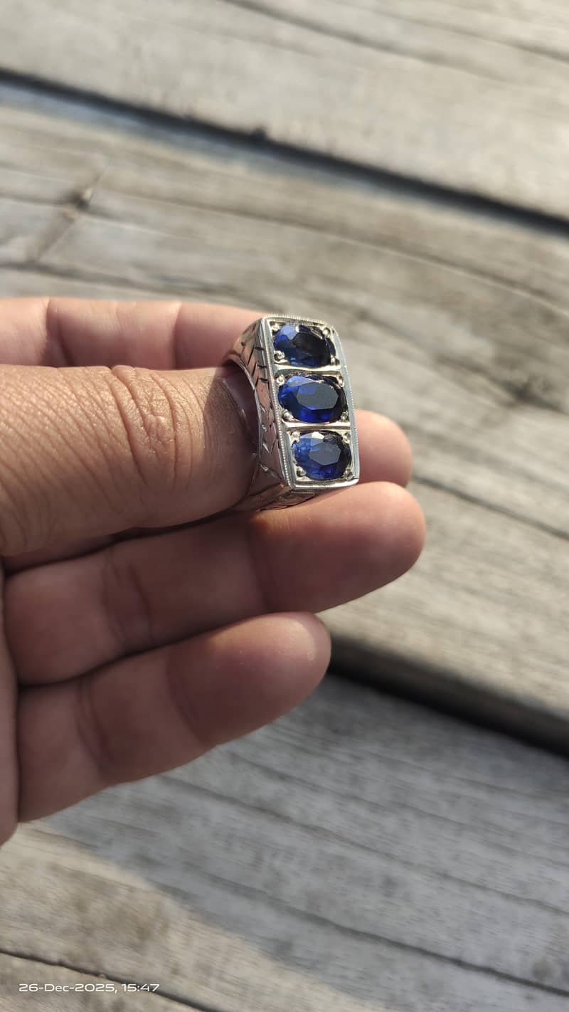Blue sapphire Ring 2