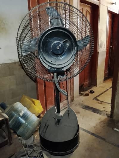 pedestal and ceiling fan