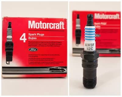 Original Motorcraft AWSF-42C Spark Plugs (Set of 4)-Genuine Ford Parts