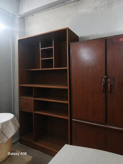 wooden wardrobe