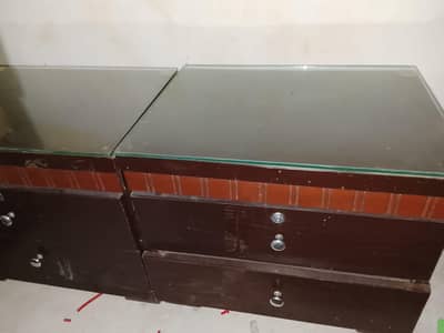 King Size Bed with 2 side tables and 1 couch