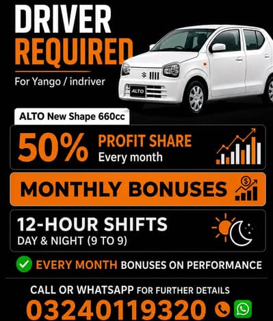 Driver Required For Yango Indrive