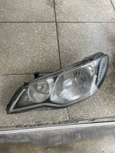 Honda Civic Reborn left headlight