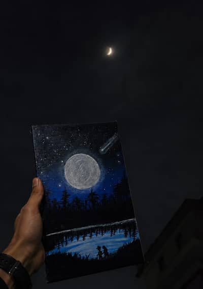 aclyric colours painting