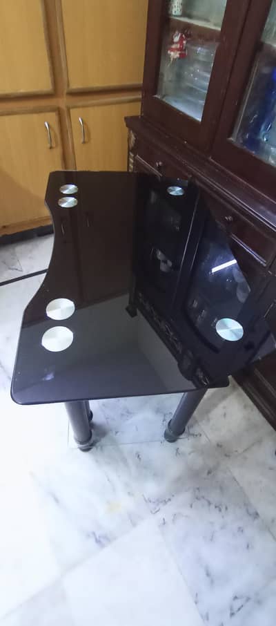 Glass TV table for sale