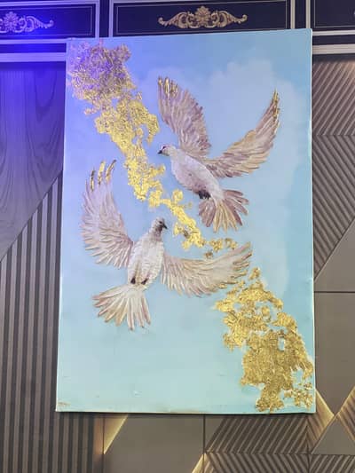 Luxury Handmade Wall Painting – Home Decor 
