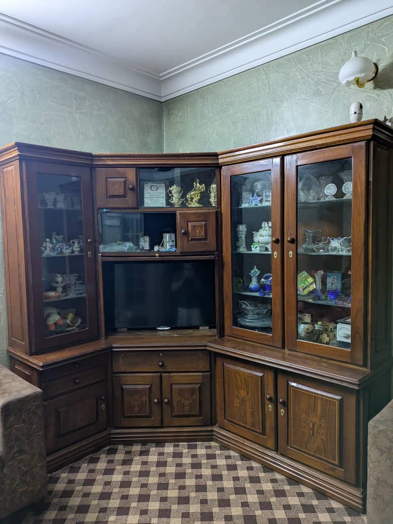 Solid Sheesham Shelf and Tv Divider 0
