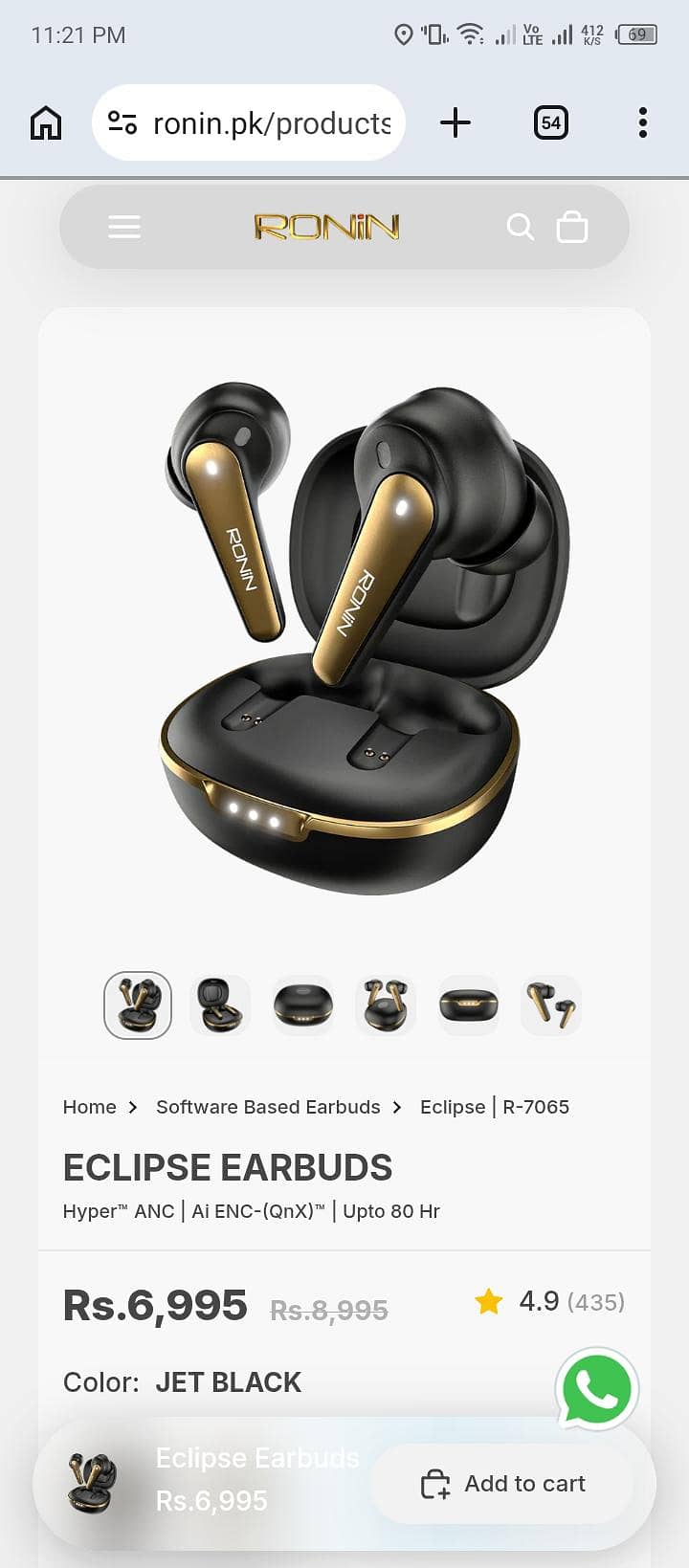 Ronin Eclipse Earbuds 3